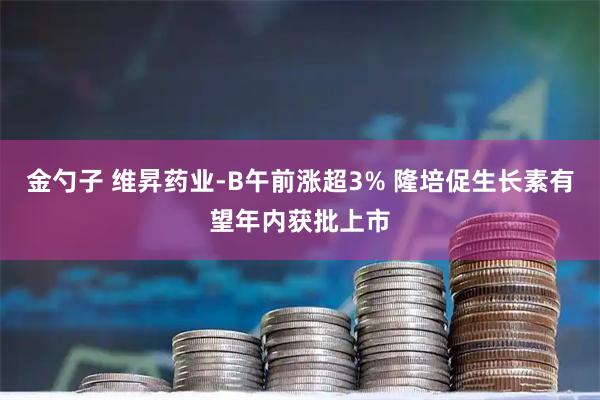金勺子 维昇药业-B午前涨超3% 隆培促生长素有望年内获批上市